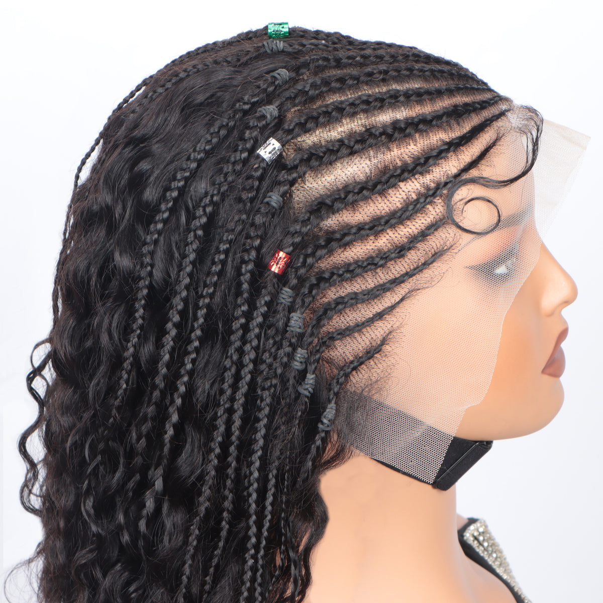 13×4 HD Lace Deep Wave Braided-Base Wig