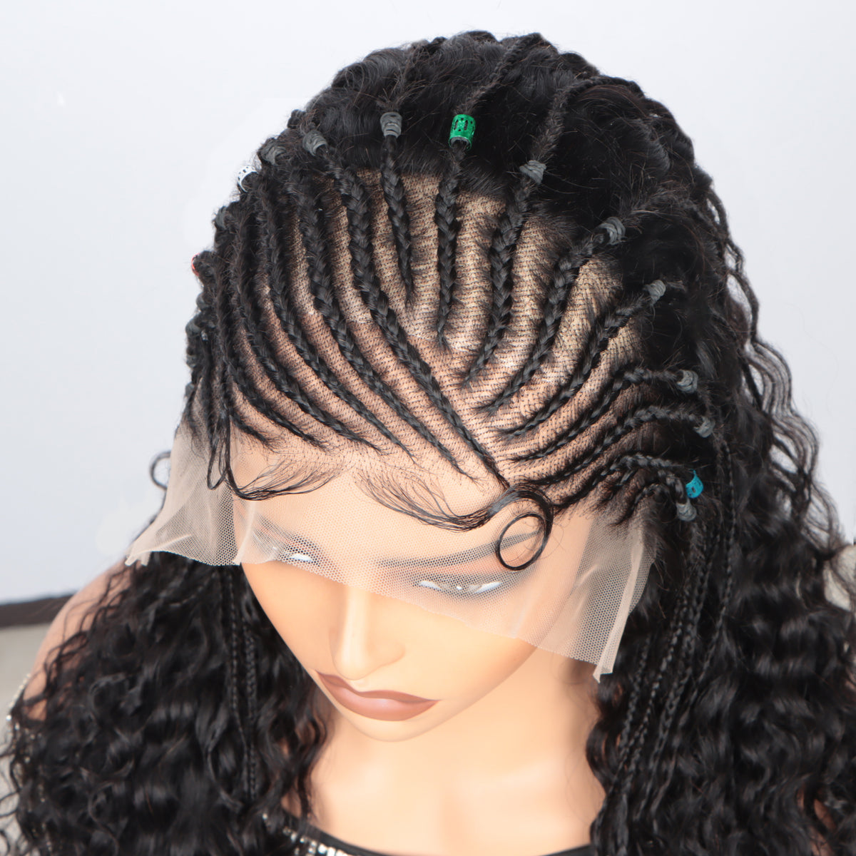 13×4 HD Lace Deep Wave Braided-Base Wig