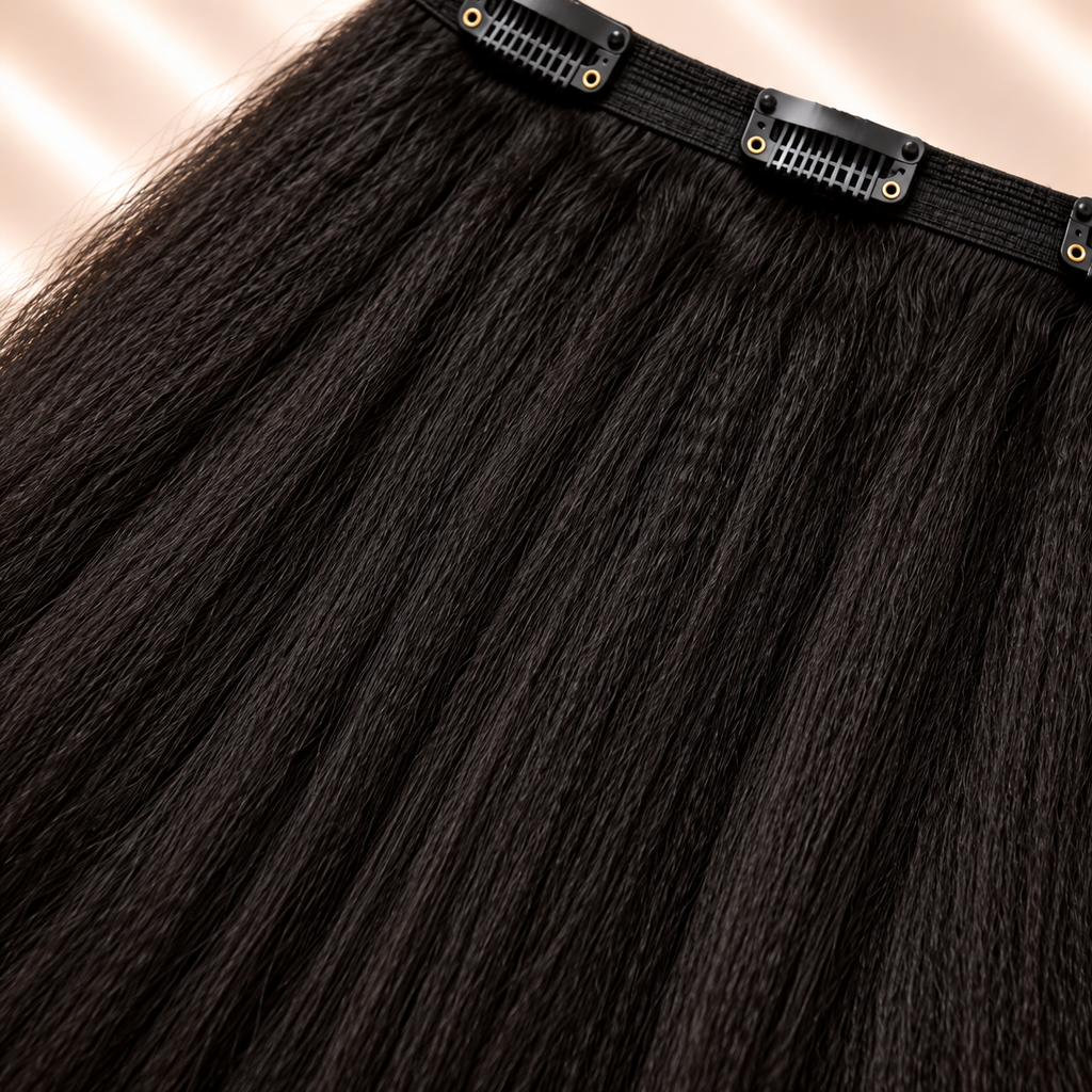 Clip in yaki straight