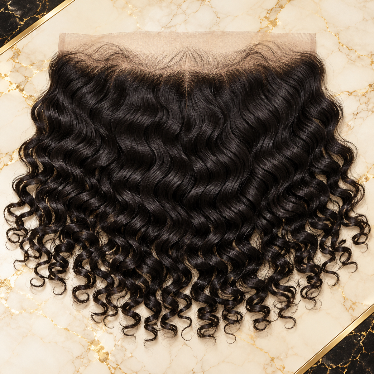 13×4 HD Lace Frontal Burmese Curly  Hair Skin Melt 100% HD Lace