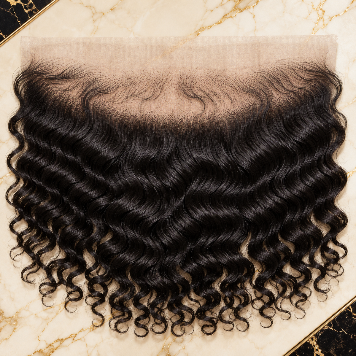 13×4 HD Lace Frontal Burmese Curly  Hair Skin Melt 100% HD Lace