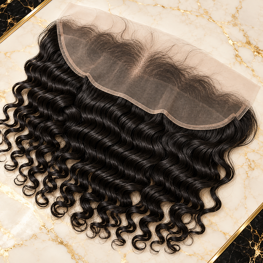 13×4 HD Lace Frontal pineapple-wave. Hair Skin Melt