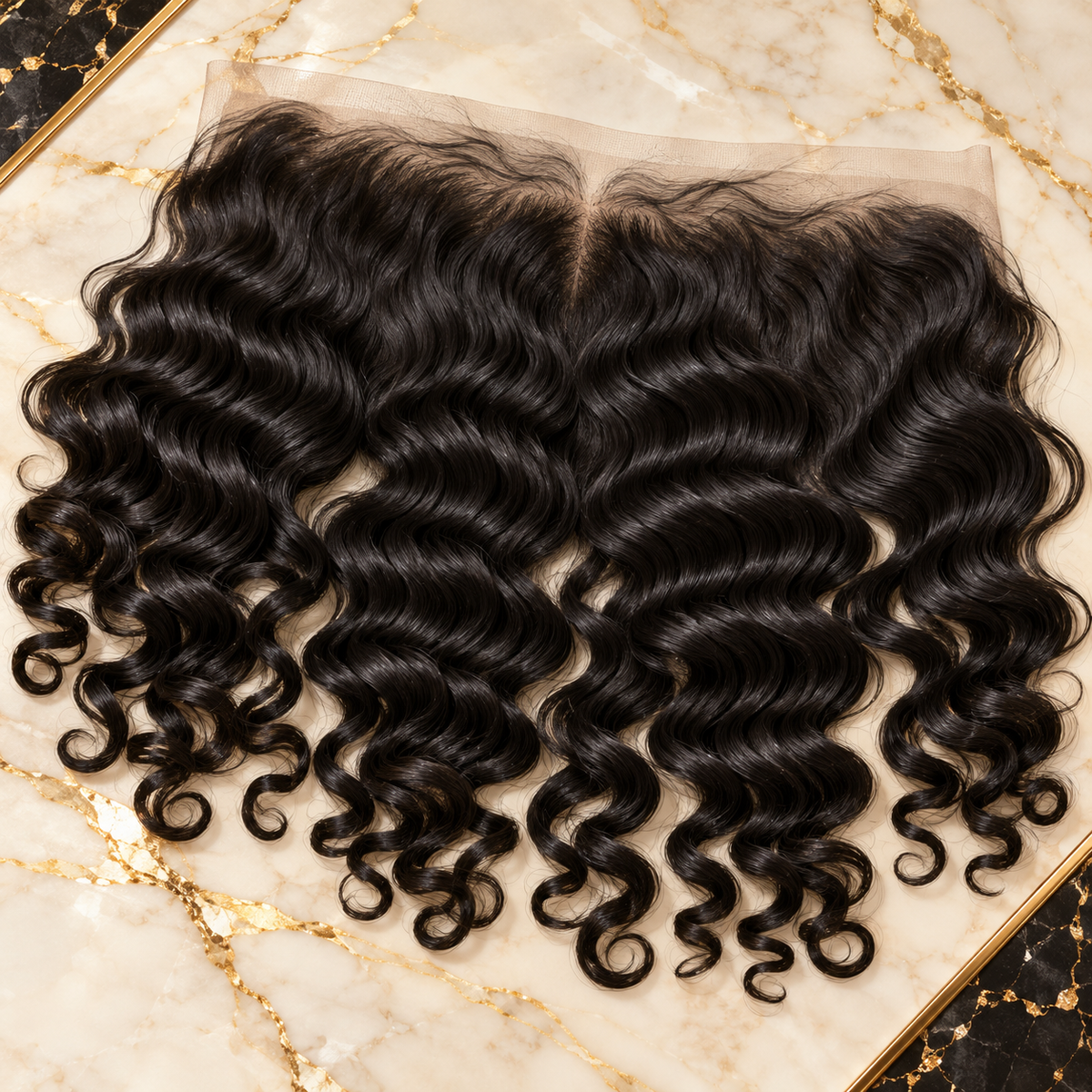 13×4 HD Lace Frontal Burmese Curly  Hair Skin Melt 100% HD Lace