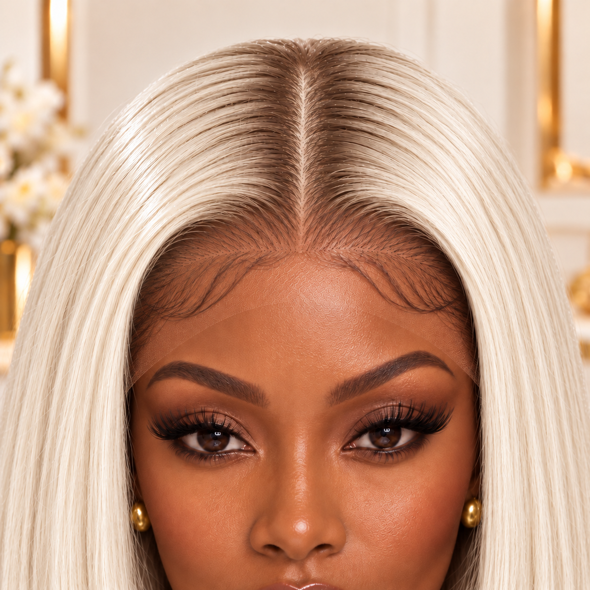 White/Ivory Bob (HD Lace Pre-Plucked)