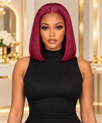 burgundy Lisa (HD Lace Pre-Plucked)