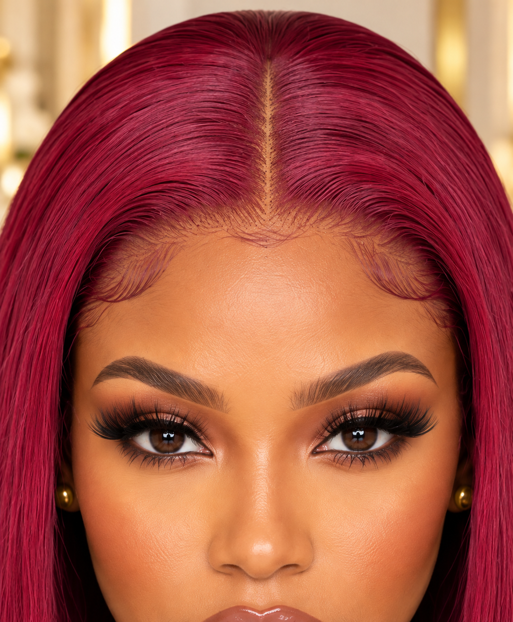 burgundy Lisa (HD Lace Pre-Plucked)