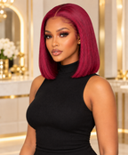 burgundy Lisa (HD Lace Pre-Plucked)