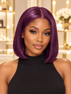 Plum-Purple (HD Lace Pre-Plucked )