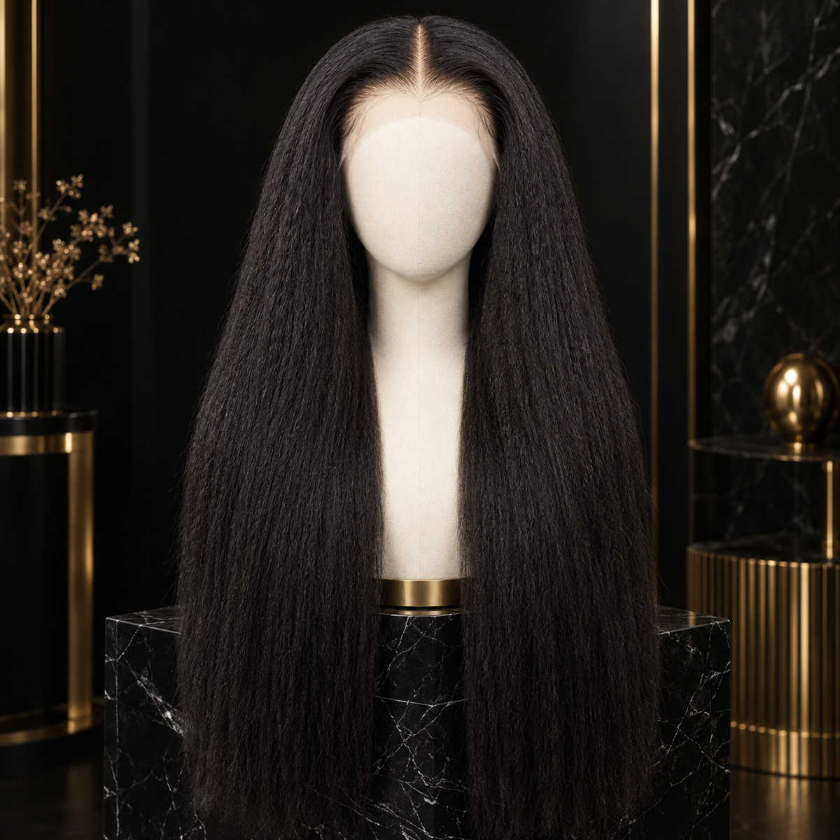 Kinky Straight  (HD Lace Pre-Plucked)