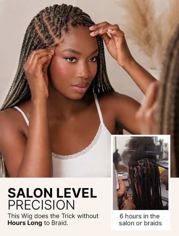 LUXURY BOHO BOX BRAID WIG