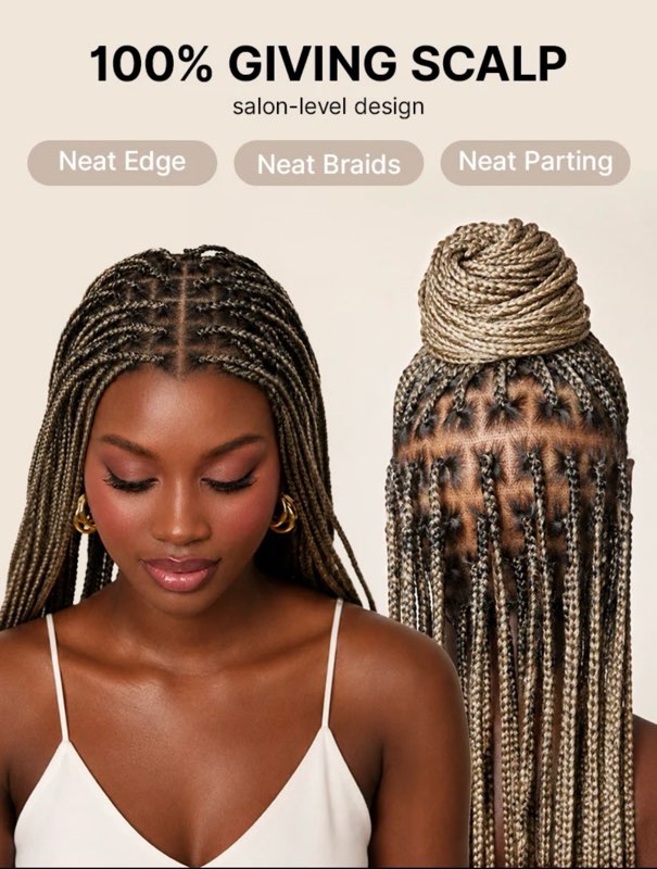 LUXURY BOHO BOX BRAID WIG