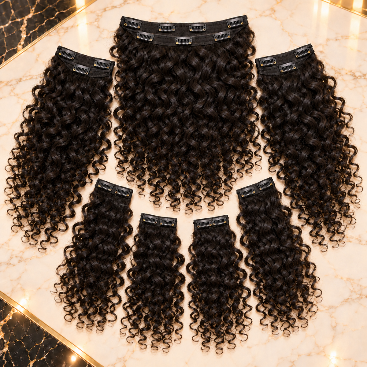 Burmese Curly clip in