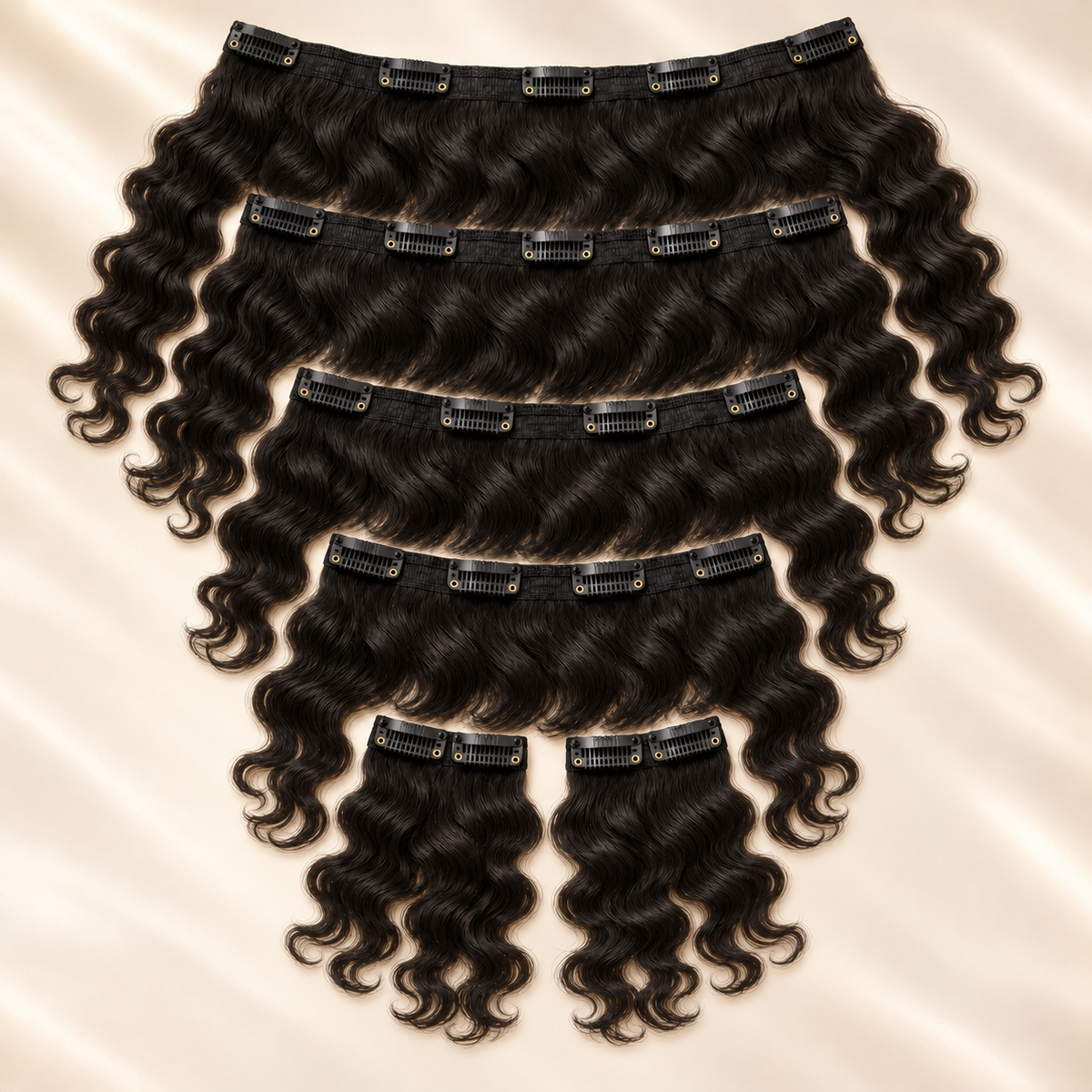 Clip in pineapple Wave