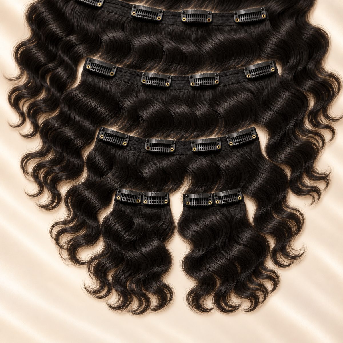 Clip in pineapple Wave