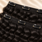 Clip in Messy Curly