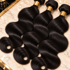 3 bundles Wave hair weft hd closure